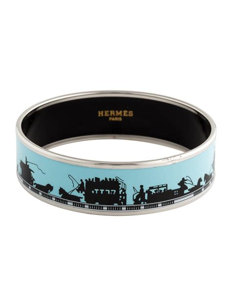 hermes enamel horse and carriage bracelet|hermes bracelets for sale.